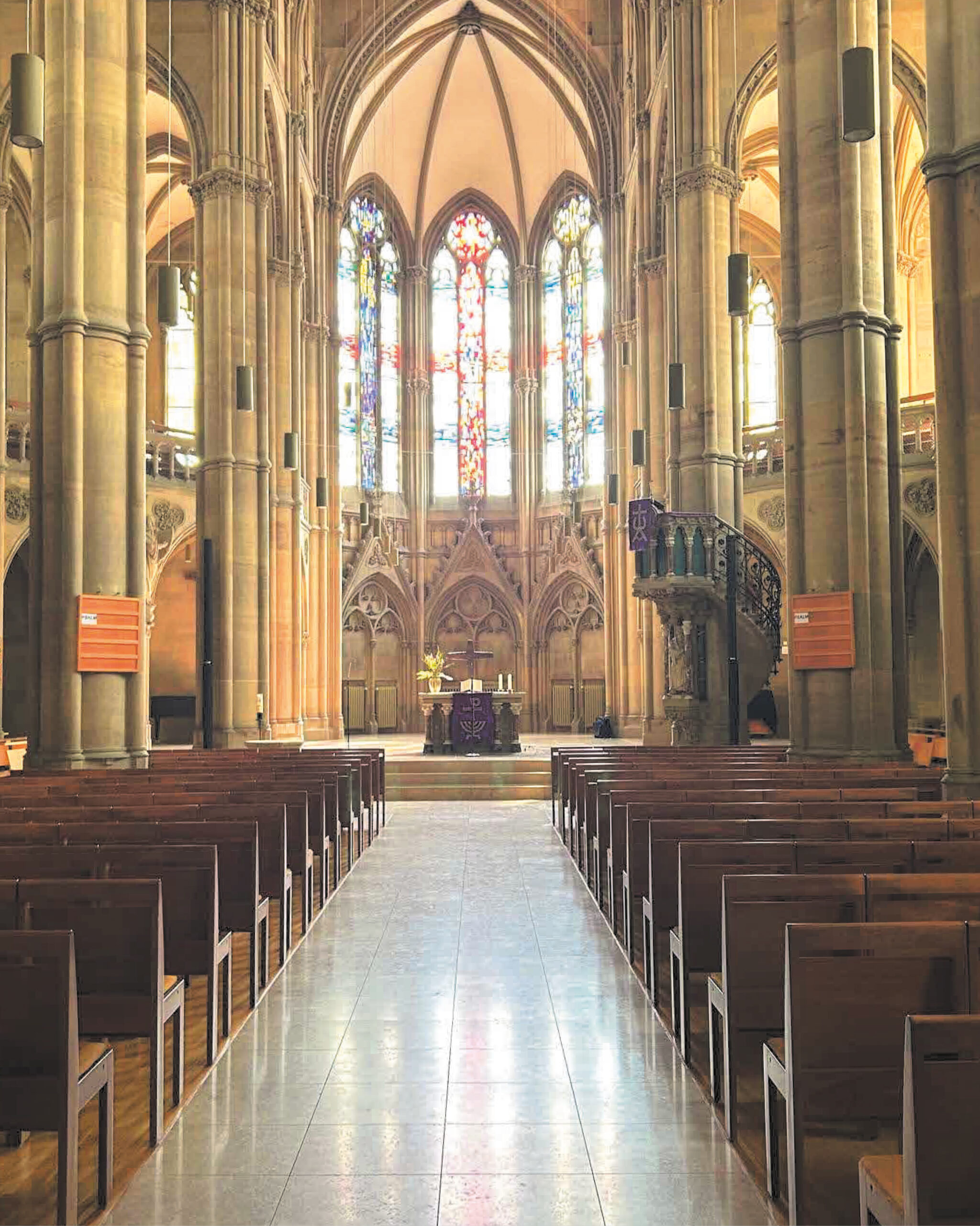 Evangelische Johanneskirche Stuttgart mit neuer Kirchenbeschallung